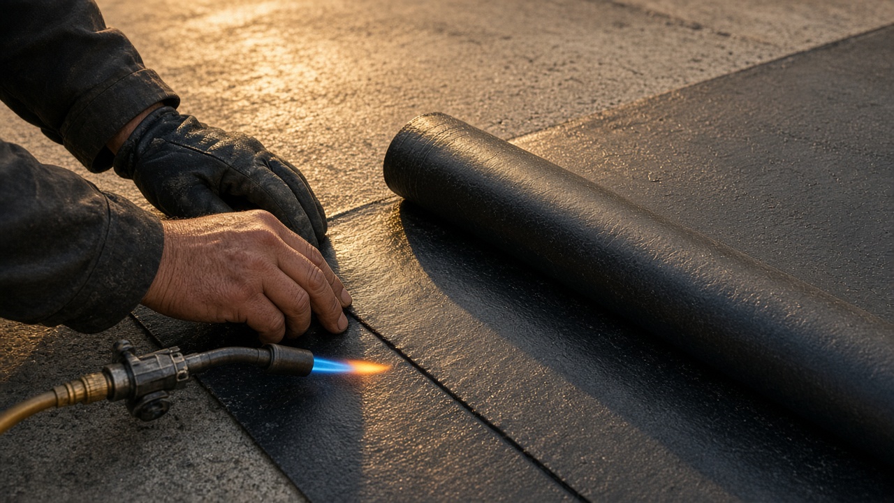 Sheet membrane waterproofing